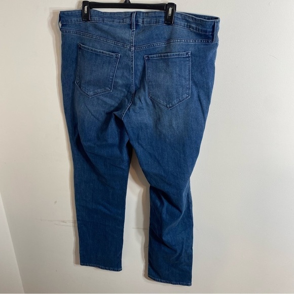Old Navy High Rise Wow Straight Jeans 22 Long NEW Denim Women’s - Picture 4 of 7